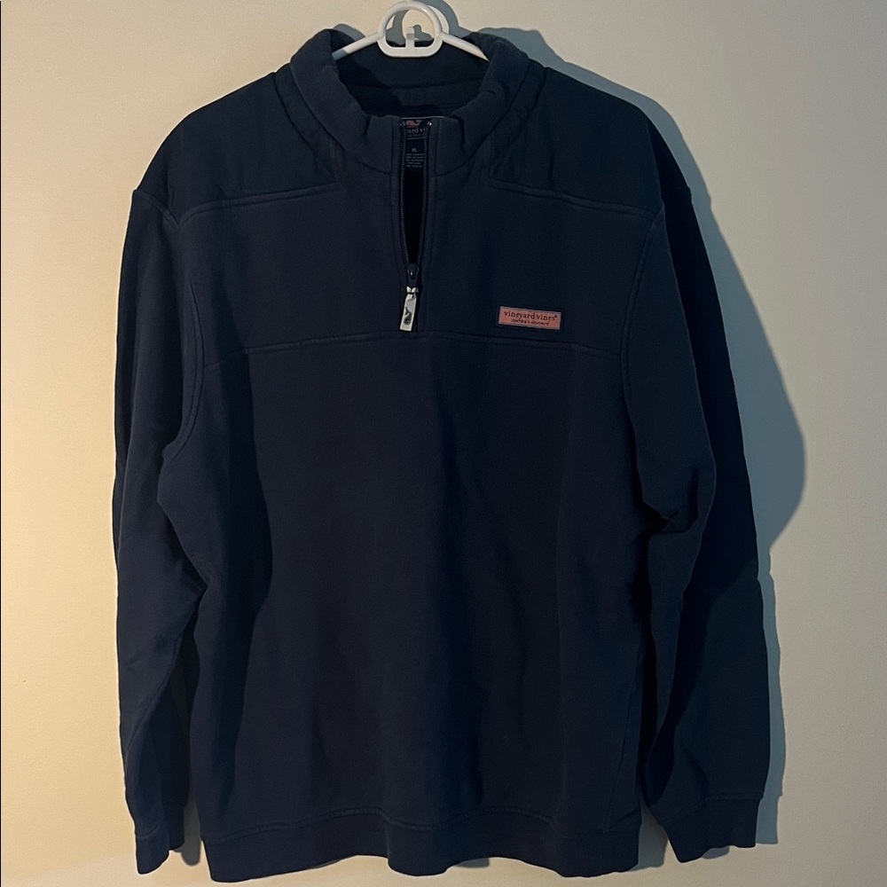 Men's Shep Shirt Navy Half-Zip